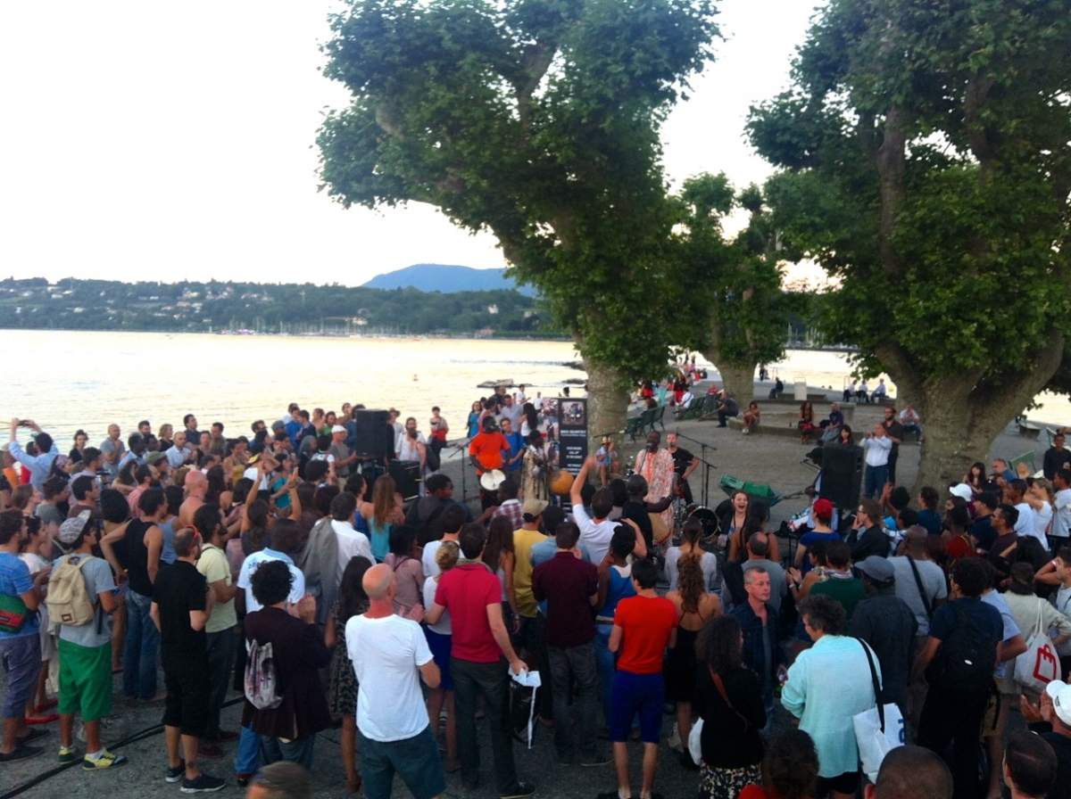 Ecoutes Au Vert / Genève / Aventures sonores au grand air! /  ECOUTES AU VERT aux BAINS DES PAQUIS: BKO QUINTET Concert Tradi-Moderne du Mali + COBEIA (Ecoutes au vert)  / 1496079901